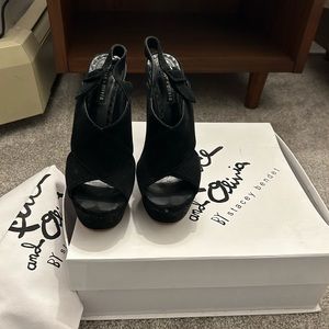 Alice & Olivia Black Heels